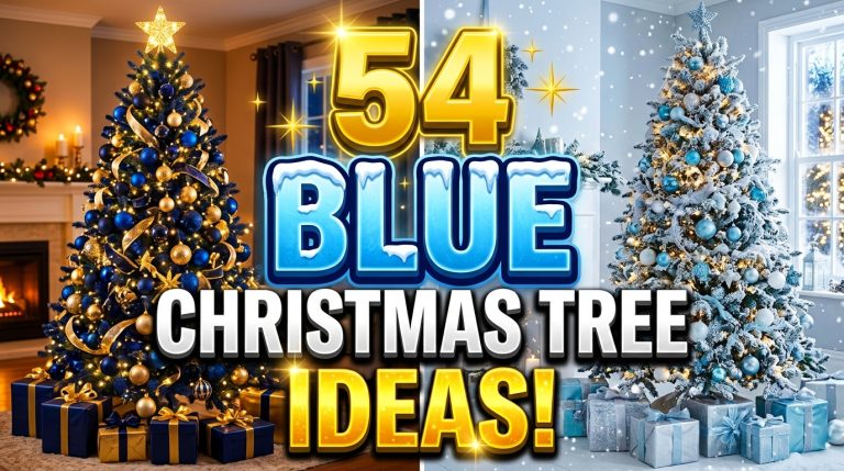 54 Blue Christmas Tree Ideas to Inspire Your Holiday Decor