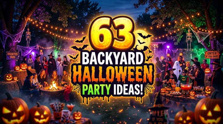 63 Backyard Halloween Party Ideas for a Spooky Outdoor Bash