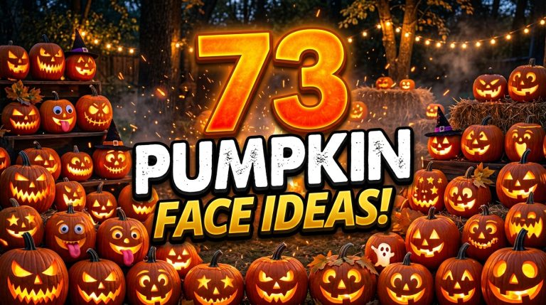 73 Pumpkin Face Ideas: Ultra-Realistic Carving Designs